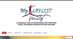Desktop Screenshot of mylifelist.org